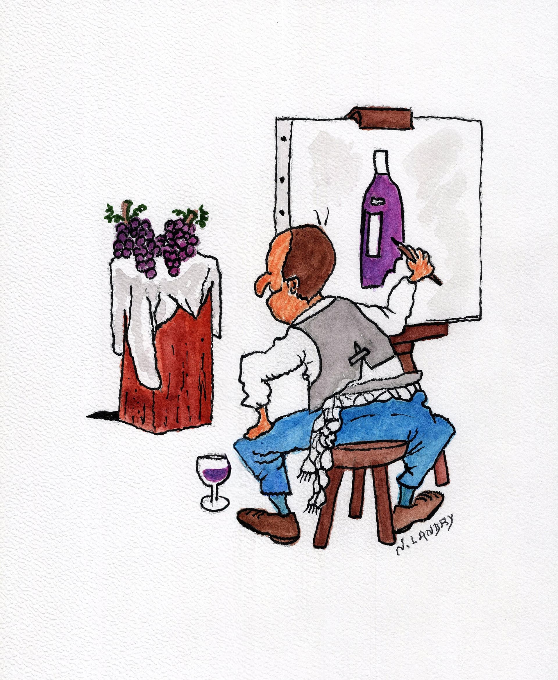 Artist in Studio