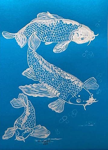 Three Koi Fish
