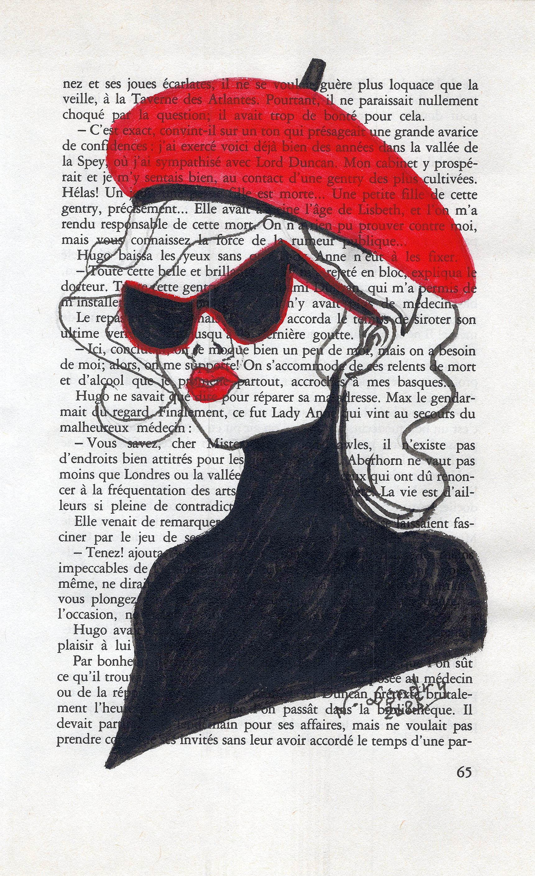 Woman with Red Beret