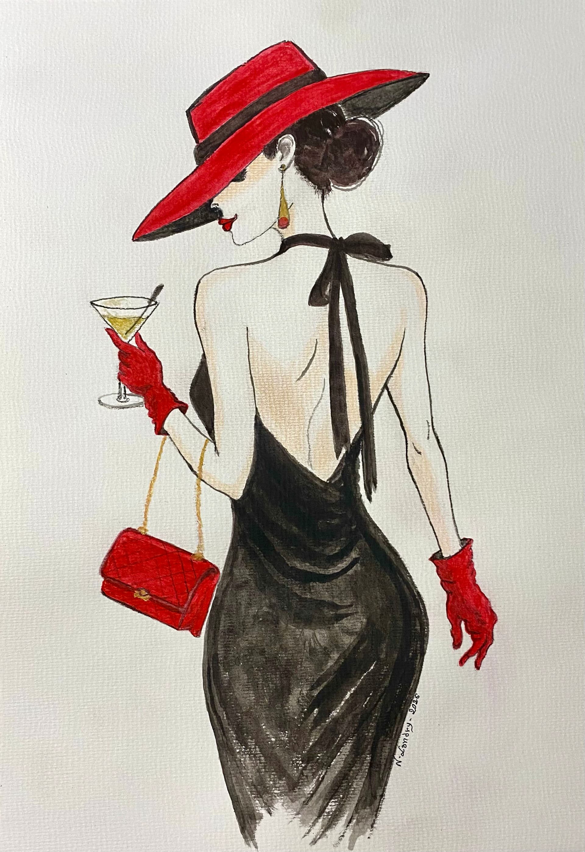 Little Prince on a Paper Airplane