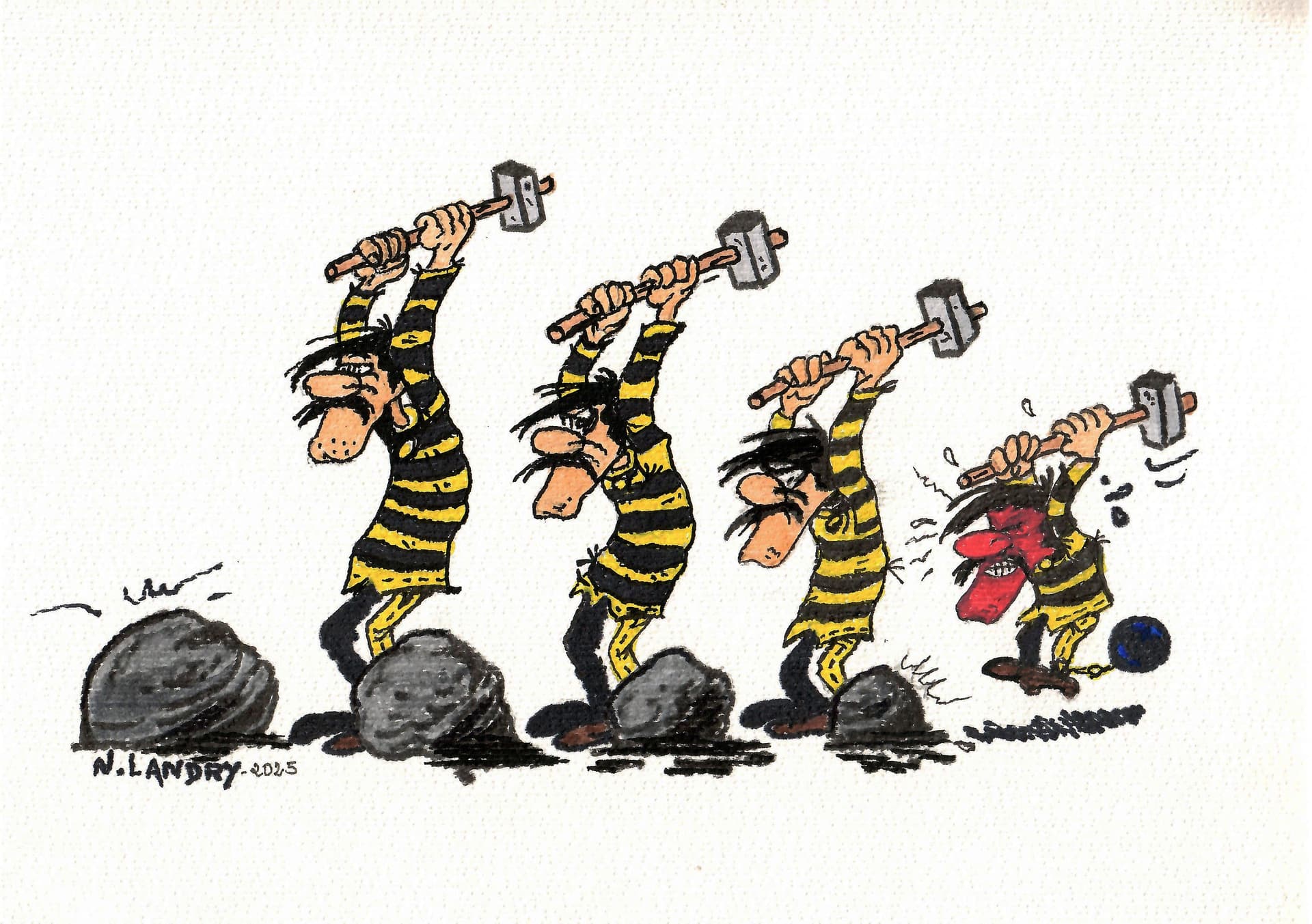The Daltons: Lucky Luke Prisoners
