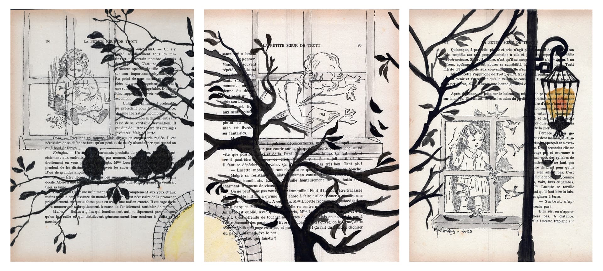Tree Branches with Birds