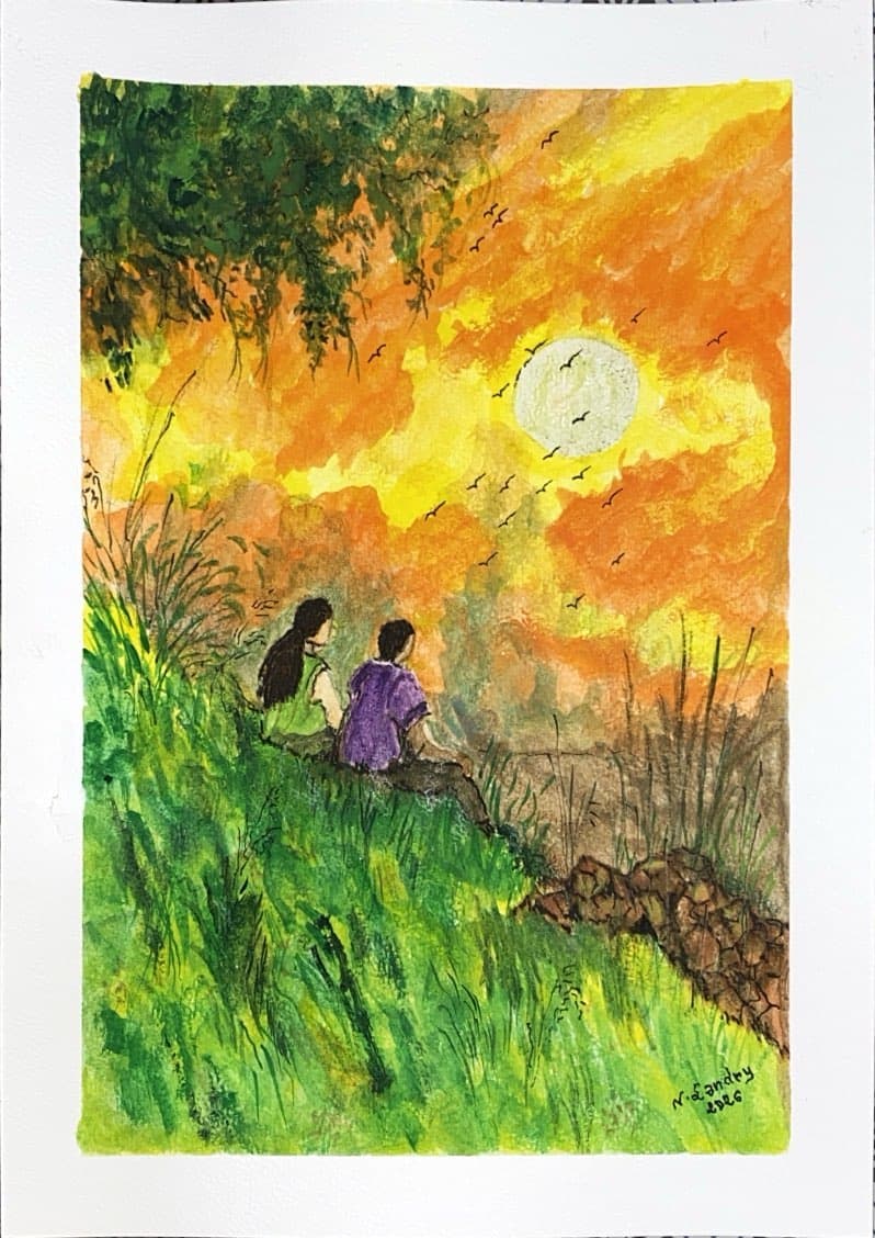 Watching the Golden Sunset